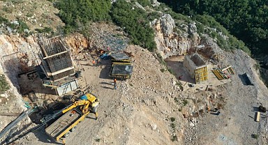 Viyadük Köprüsünün ayakları göründü