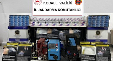 182 bin 250 adet kaçak makaron yakalandı