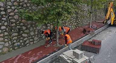 Ahmet Yesevi Caddesi’nde çalışmalar sürüyor