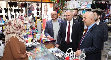 Başkanlar, esnafı yalnız bırakmıyor