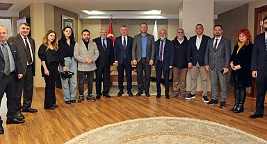 Büyükakın KOGACE yönetimini makamında ağırladı