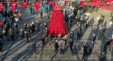 Büyükşehir, Atatürk’ü 1085 adet Atatürk çiçeğiyle andı