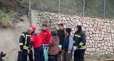 Dilovası’nda rayda yürüyen vatandaşa tren çarptı