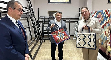 El emeği göz nuru ilk halı tezgahtan indi