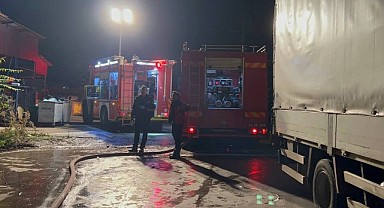 Galvaniz fabrikasında yangın çıktı!