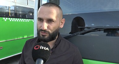 Halk otobüsünde fenalaştı! Şoför hastaneye götürdü
