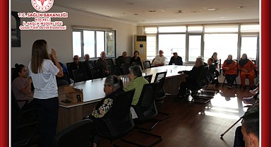 Huzurevi sakinlerine diyabet eğitimi verildi