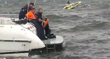Kano alabora oldu, 5 sporcu ölümden döndü