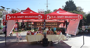 Lösemili çocuklar için bağış standı açıldı