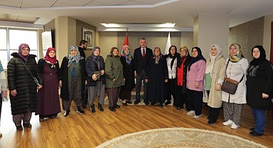 Üreten Kadınlar Büyükakın’ı ziyaret etti