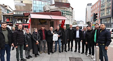 AK Gebze, taksici esnafını ziyaret etti