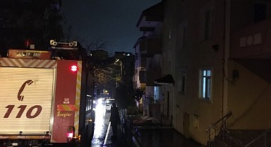 Alev alan çamaşır makinesi yangın çıkardı