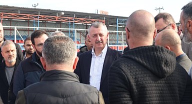 Büyükakın, Yakup Altun Stadını ziyaret etti