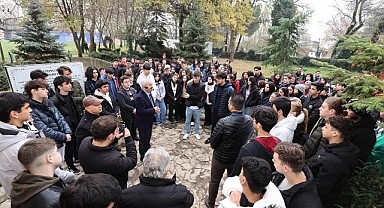 Büyükgöz, öğrencilerle Hünkâr Çayırı’nı gezdi