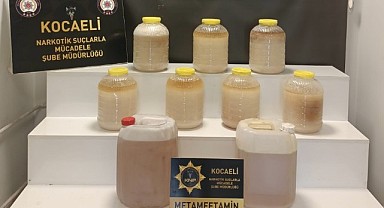 Cipin deposunda 111 kilo uyuşturucu yakalandı