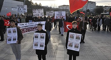Gebze'de şehitler için anma yürüyüşü yapıldı