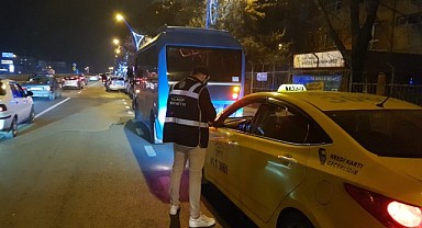Gebze'de toplu taşıma araçları denetlendi