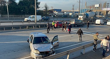 Gebze'de zincirleme kaza