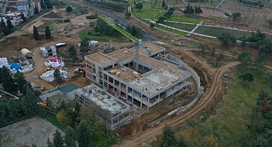 Gebze EGM’de çatı imalatı yapılıyor