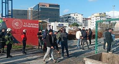 Gebze metro inşaatında parasını alamayan işçiler greve gitti!