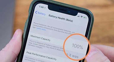 iPhone'deki pil sağlığı yüzdesi, akıllı telefonlara geliyor