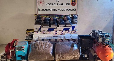 Kocaeli'nde binlerce kaçak makarona el konuldu