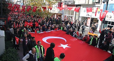 Kocaeli’nde teröre lanet yürüyüşü gerçekleştirildi