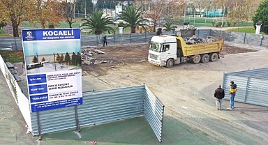 Skate parkın yapımına başlandı