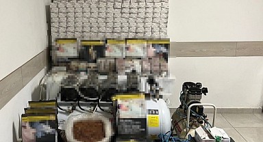 93 bin 924 boş makaron ele geçirildi