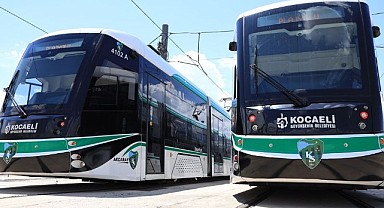 Alikahya tramvayında rayların üretimi tamamlandı