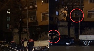 Balkondan tırmanıp eve giren hırsız yakalandı!