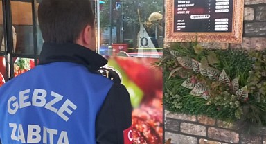 Gebze Zabıtası denetimi elden bırakmıyor