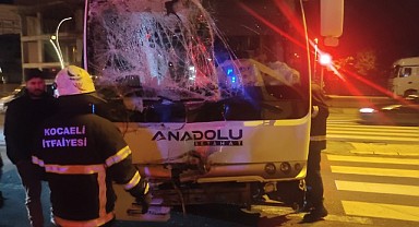 Gölcük’te feci kaza! 1 kişi yaralandı