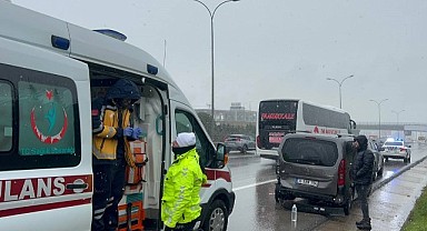 GOSB’da kaza! Trafik kilitlendi