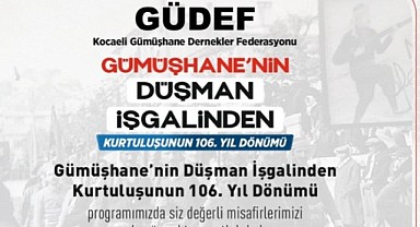 GÜDEF, Gümüşhane’nin kurtuluşunu kutluyor