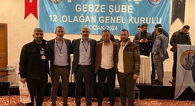 Petrol-İş Gebze’nin yeni başkanı Şivan Kırmızıçiçek oldu