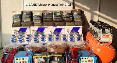 23 bin 800 adet kaçak makaron ele geçirildi