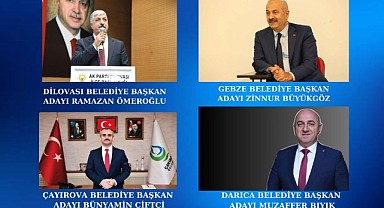 AK Parti belediye başkan adayları belli oldu!