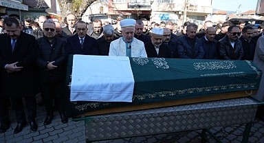 Büyükakın'ın kayınbabası son yolculuğuna uğurlandı