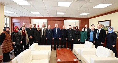 Büyükgöz, vefa ziyaretlerini sürdürüyor