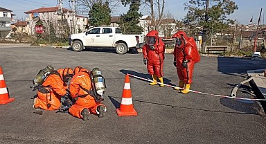 Büyükşehir İtfaiyesi, eğitime ara vermiyor