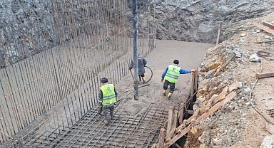 Duraklı-Alihocalar Köprüsün'de çalışmalar sürüyor
