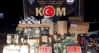 İzmit’te kaçak makaron ele geçirildi!