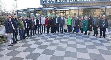 Katırcıoğlu ve Çiftçi, ilçe sakinleriyle bir araya geldi