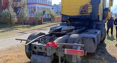 Kocaeli’nde çalınan çekici, Manisa’da bulundu!