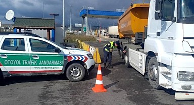 Ocak ayında 605 araç trafikten men edildi