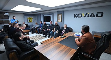 Rektör Cantürk'ten KOVİAD'ı ziyaret etti