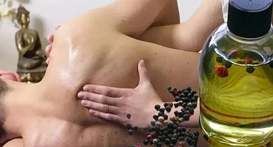 Sırta sürülen zeytinyağı-karabiber şifa oluyor!