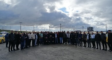 Taksiciler zam eylemine çıktı! Kornalarla tepki gösterdi