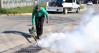 800 bin metrekare alan ilaçlandı!
